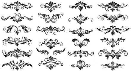 Flourish Vector Design Elements Collection