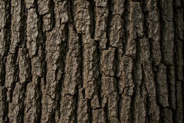 Obraz premium Textured tree bark in natural sunlight.