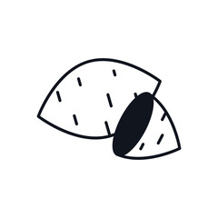 Sweet Potato Vector icon