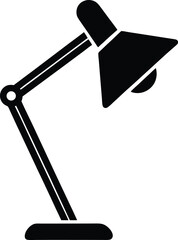 desk lamp icon vector illustration