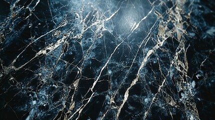 Naklejka premium Elegant black marble with golden veins a minimalist pattern for luxurious design aesthetics