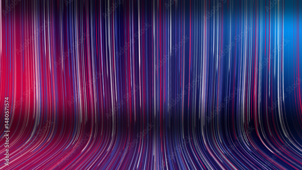 Poster abstract background with flowing colorful light streaks creating a dynamic and elegant visual for mo