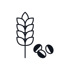 Oats Vector icon