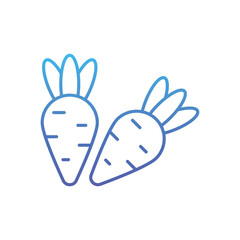Carrot Vector icon