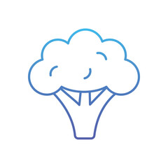 Broccoli Vector icon