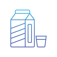 Milk Vector icon