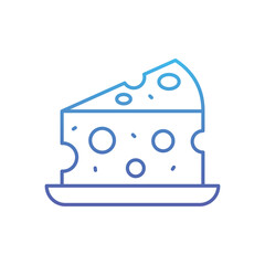 Cheese Vector icon
