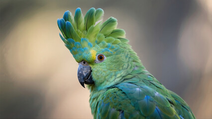 Obraz premium The beautiful crest on the heads of cockatoos is one of the things that sets them apart from other parrots