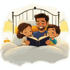 Cozy Reading Night with Kids