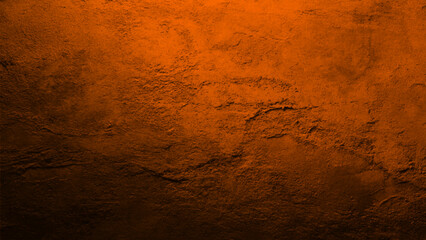Grunge velvet solid dark Orange textured background. Banner Background, Textured Orange and Dark Cement WallBanner Background, Textured Orange and Dark Cement Wall