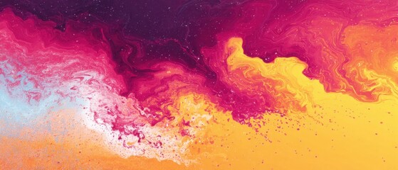 Abstract fluid art background with vibrant colors in motion creating a dynamic and captivating visual texture and pattern