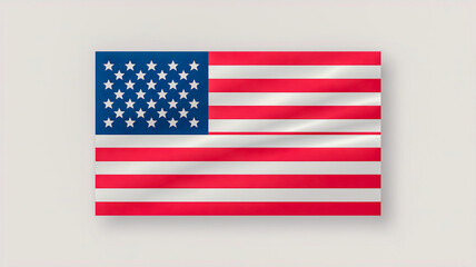Us american flag isolated on a clean transparent background home holiday template png 