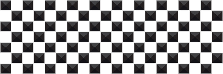 Black and white checkered pattern, Checkerboard seamless pattern
