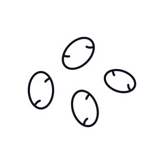 Chia Seeds Vector icon