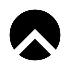 Architectural north arrow and compass outline vector