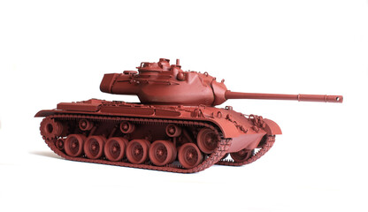 Scale model of old vehicle