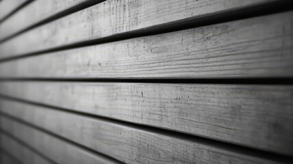 Grey Horizontal Wooden Planks Texture Background