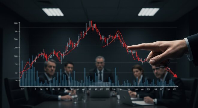 Market Crash Business Meeting & Stock Decline