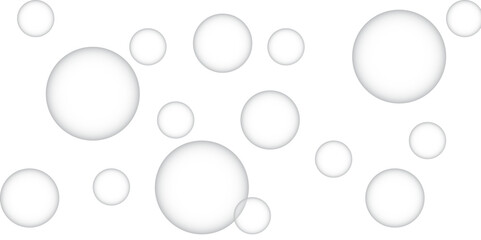 Abstract geometric background with soft light white paper circles geometric design. Soft light white paper circles geometric design. Vector circles template vector design. technology concept