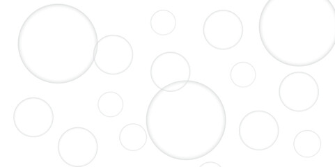 Abstract geometric background with soft light white paper circles geometric design. Soft light white paper circles geometric design. Vector circles template vector design. technology concept