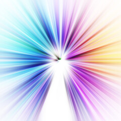 Obraz premium Colorful zoom motion effect. Abstract background. Color lines. Colored texture backdrop and banner. Multi color gradient pattern and textured wallpaper.
