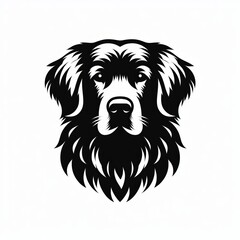 Fototapeta premium Golden Retriever Dog Silhouette