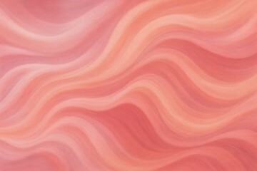 Obraz premium Abstract soft pink and peach wave patterns on fabric, conveying a soothing and elegant atmosphere, perfect for backgrounds or fabric designs