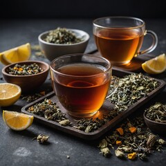 Fototapeta premium Top-Rated Detox Teas for Healthy Lifestyle
