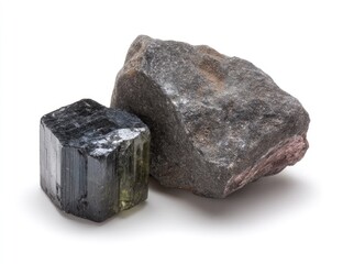 Dark mineral specimen