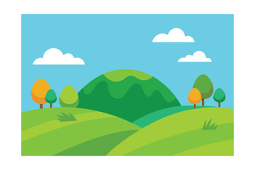 Obraz premium landscape with mountains