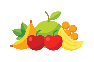 vector illustration of an apple