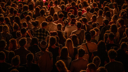 Obraz premium Audience at a live concert