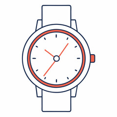 Minimalist Watch Outline: Sleek Modern Design