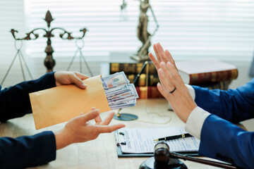 An attorney declines to accept payment from a client, indicating a refusal of fees under specific circumstances or ethical consideration