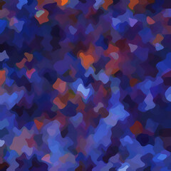 Fototapeta premium Colorful patched abstract background. Stain effect and camouflage. Spotted backdrop.