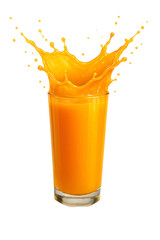 Dynamic Mango Juice Splash – Vibrant Liquid Motion Illustration
