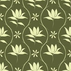 seamless pattern with flowers