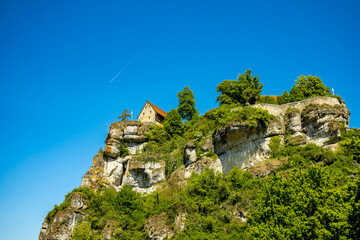 Early summer hike in the beautiful Franconian Switzerland from Pottenstein to Gössweinstein - Upper Franconia - Bavaria - Germany 