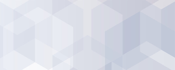 Modern white and gray abstract geometric pattern background. Minimal wall. Simple blue blur pattern. Overlapping pale shapes template. Art & Illustration