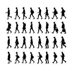 Obraz premium 25 People: A Dynamic Set of Diverse Figures