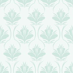 Trendy floral seamless pattern. Simple red and beige daisy. Spring flower template for packaging, postcards, textile printing, wallpaper. Hand drawn illustration isolated on white background