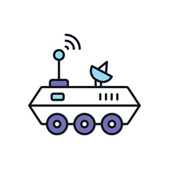 Space Rover Vector icon