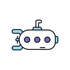 Underwater Drone Vector icon