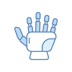 Robotic Hand Vector icon