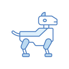 Robot Dog Vector icon