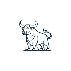 Elegance drawing art buffalo cow ox bull head logo design inspiration Bull, cow, angus, buffalo, cattle Head logo. Premium logo. Elegant logo symbol design illustration vector for company.
