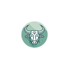 Elegance drawing art buffalo cow ox bull head logo design inspiration Bull, cow, angus, buffalo, cattle Head logo. Premium logo. Elegant logo symbol design illustration vector for company.
