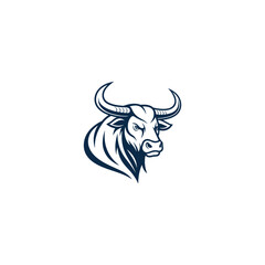 Elegance drawing art buffalo cow ox bull head logo design inspiration Bull, cow, angus, buffalo, cattle Head logo. Premium logo. Elegant logo symbol design illustration vector for company.
