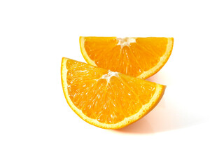 Fresh ripe orange slices