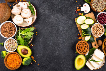 Vegan keto products. Ketogenic plant-based food